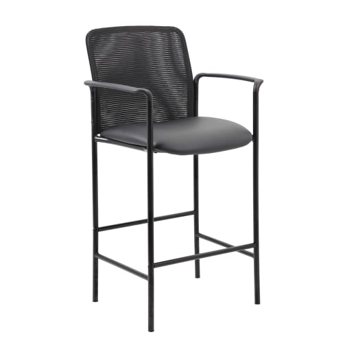 Taburete de Malla Contemporáneo Boss, Negro